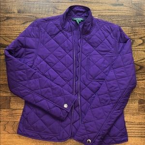 Ralph Lauren Lightweight Purple Coat